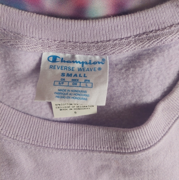 Mickey Mouse Sleeves Lavender Crewneck - Picture 6 of 8